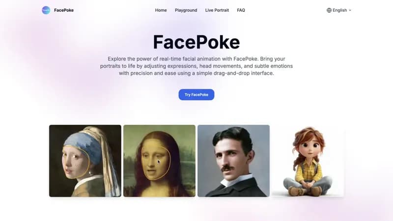 FacePoke screenshot