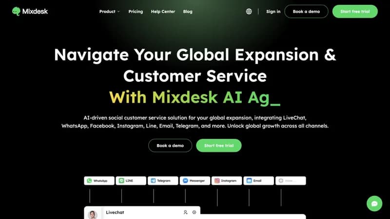 Mixdesk screenshot