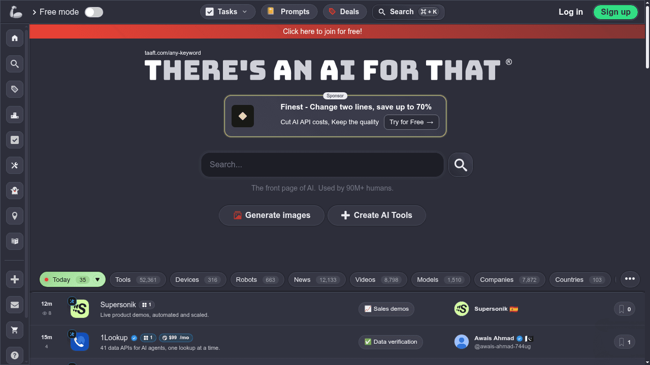 there's an ai for that website