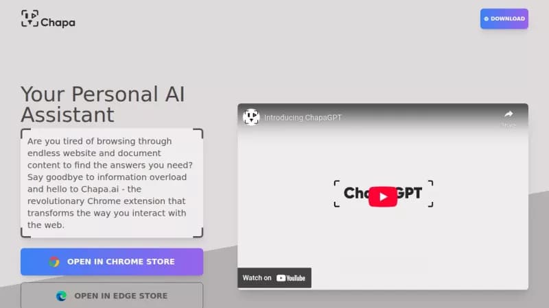 Chapa.ai screenshot