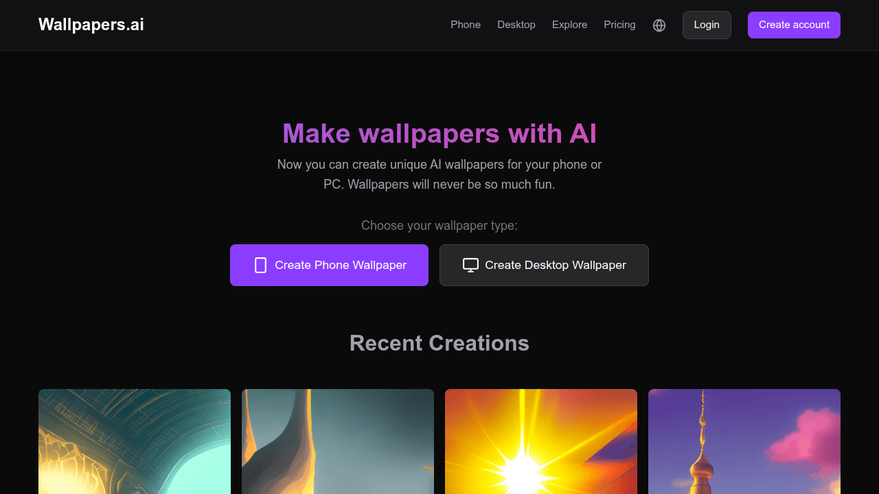 wallpapers.ai website