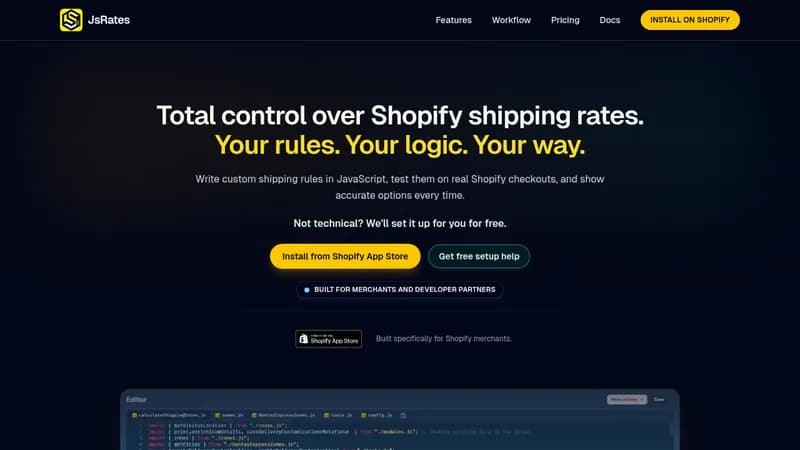 jsrates website