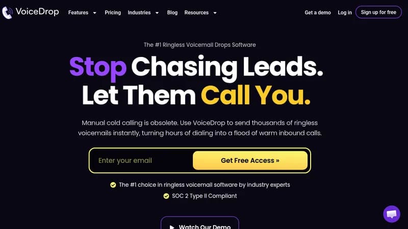 voicedrop website