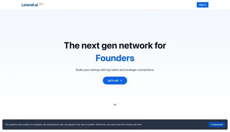 Letsroll.ai screenshot