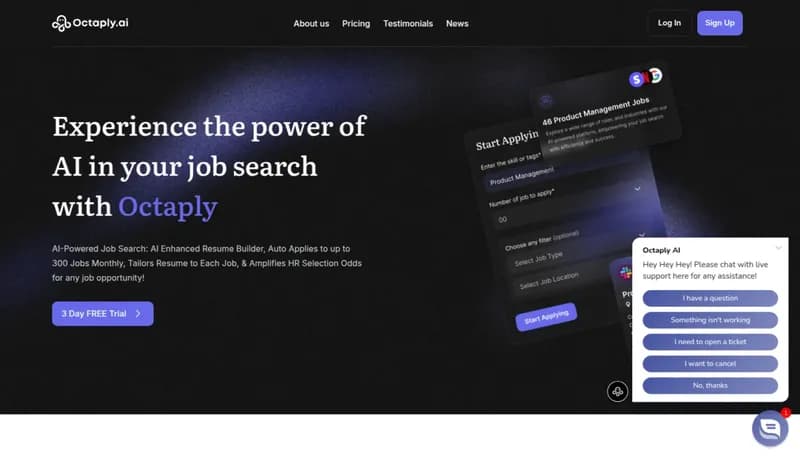 Octaply.ai screenshot