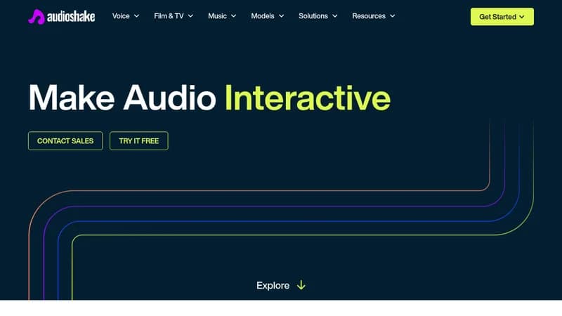 audioshake website