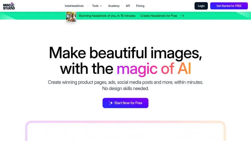 magic studio website