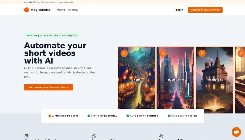Magicshorts screenshot