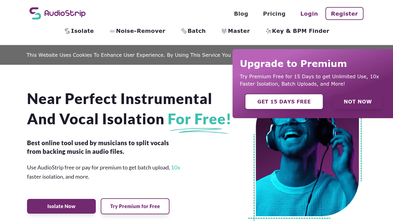 audiostrip website