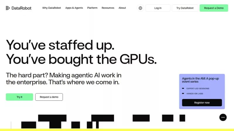 DataRobot screenshot