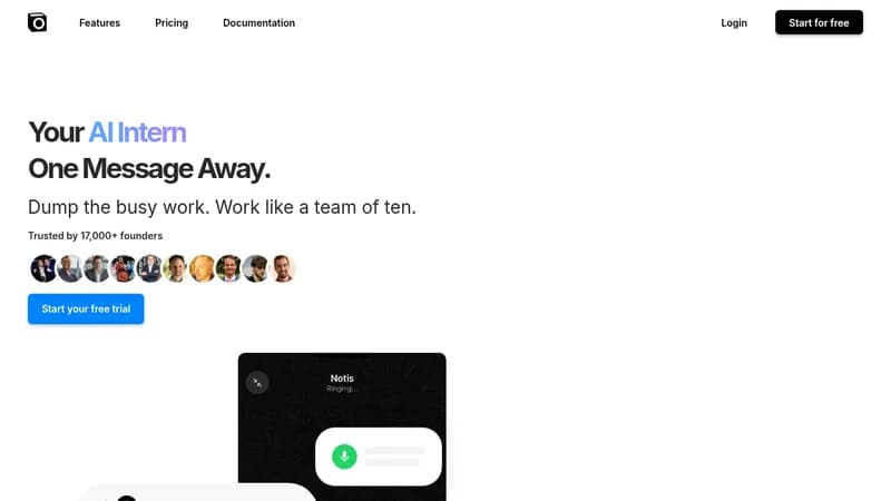 notis website