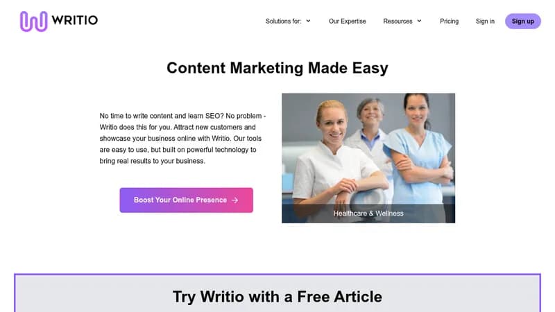 writio website