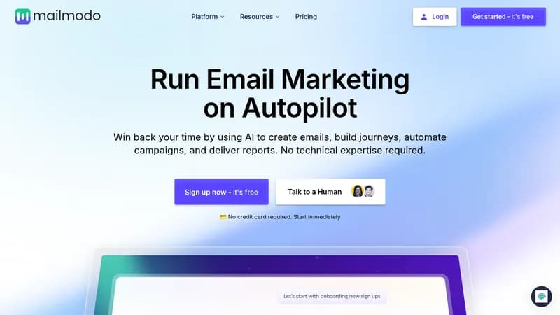 mailmodo website