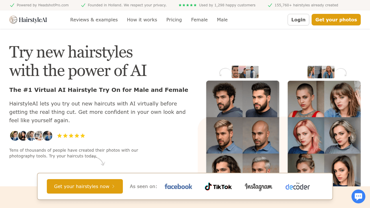 hairstyleai website
