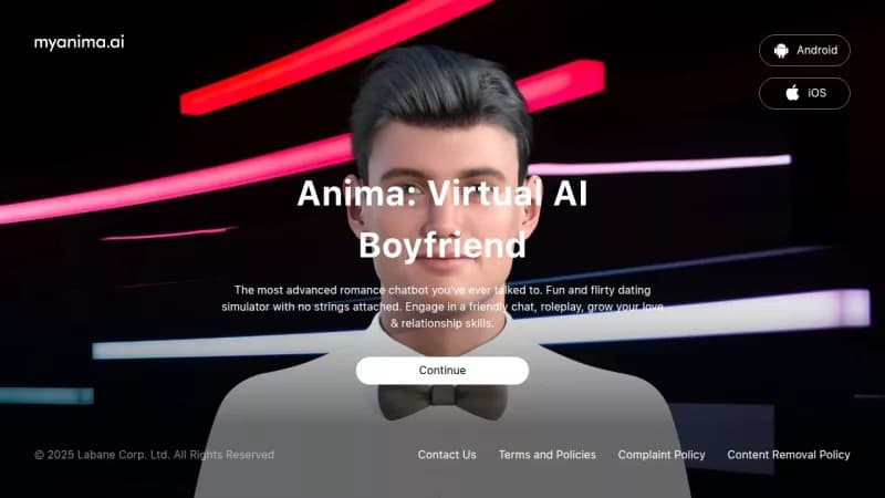 Anima: AI Boyfriend screenshot