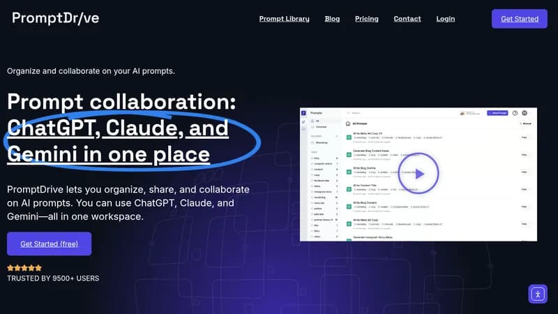promptdrive website