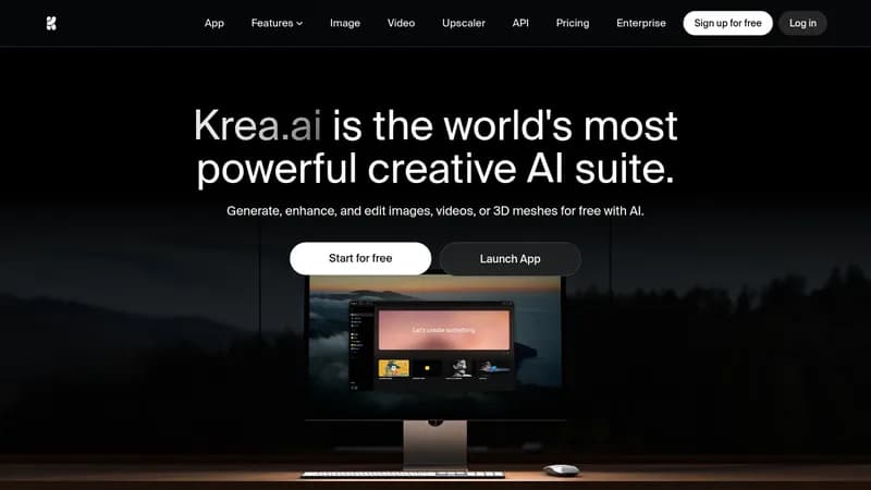 krea.ai website