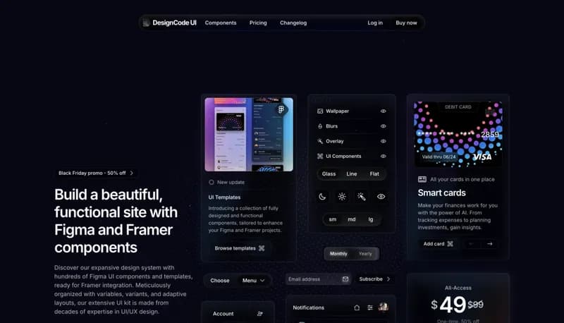 DesignCode UI screenshot