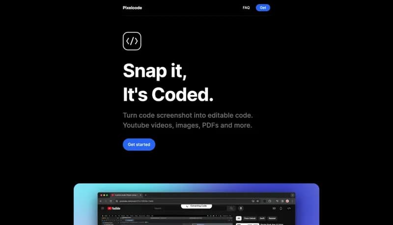 Pixelcode screenshot