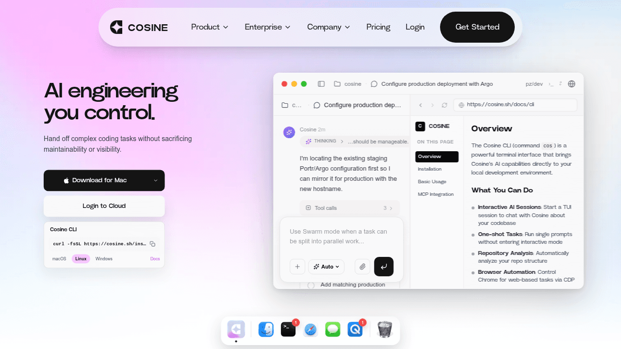 cosine website