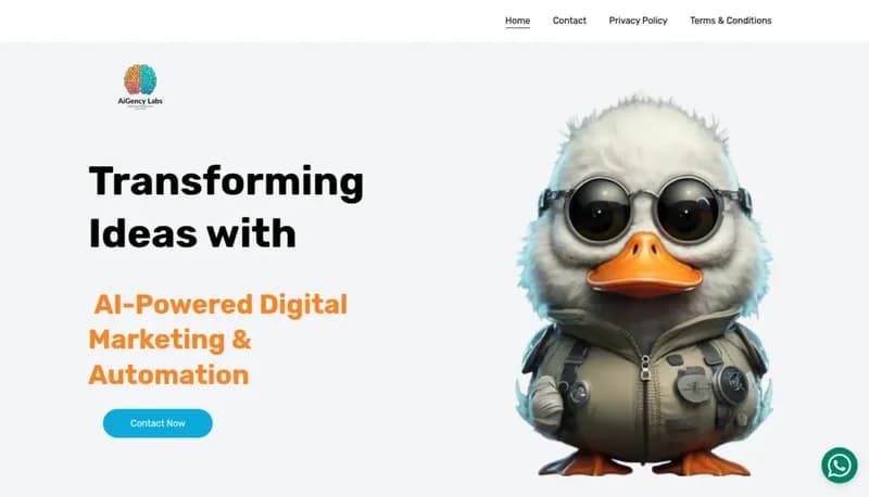 Aigency Labs screenshot