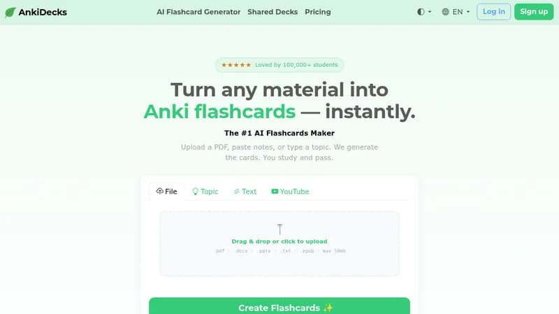 ankidecks website