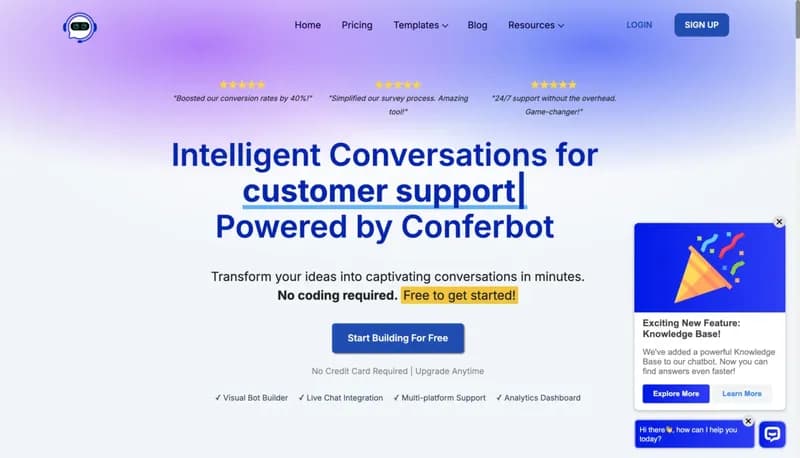 Conferbot screenshot