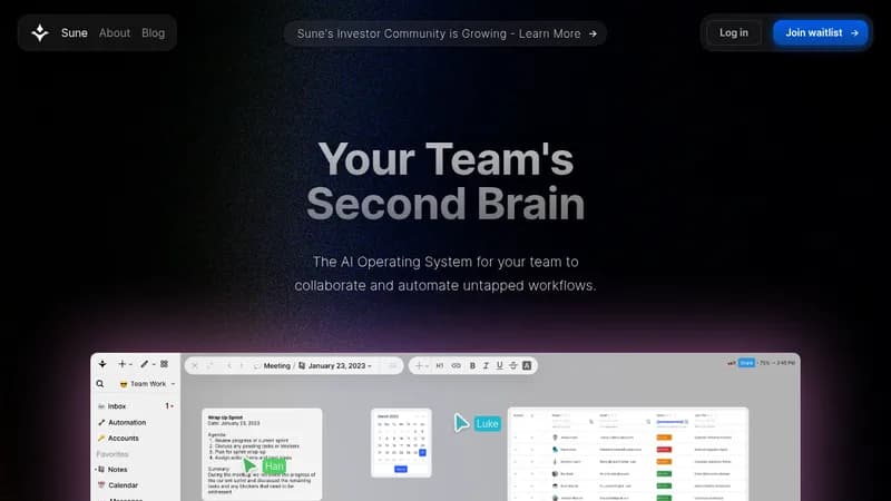 sune website