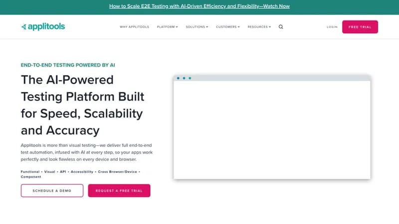 Applitools screenshot
