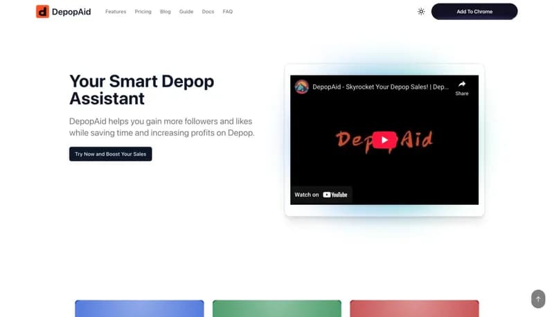 DepopAid screenshot