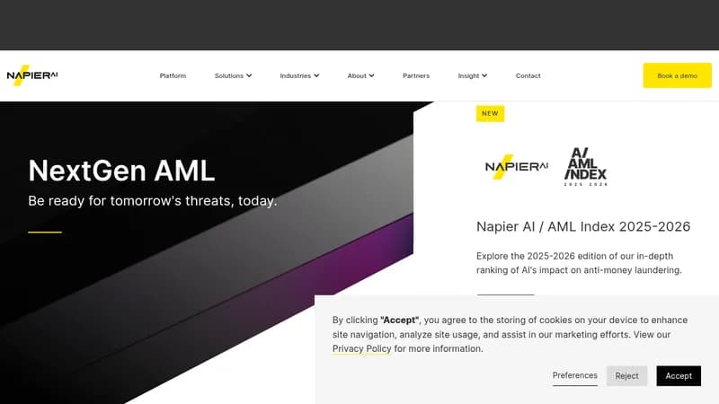 napier ai continuum website