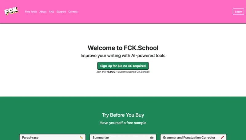 FCK.School screenshot