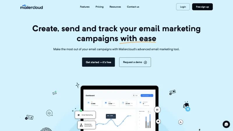 Mailercloud screenshot