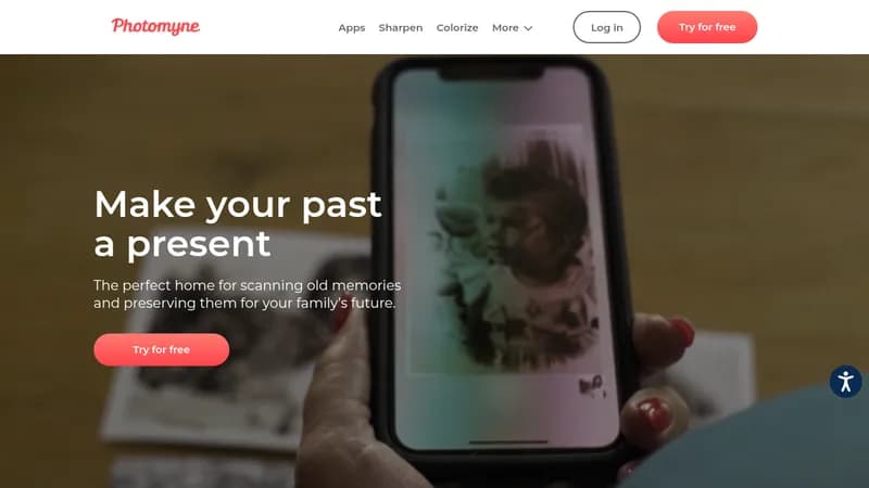 photomyne website