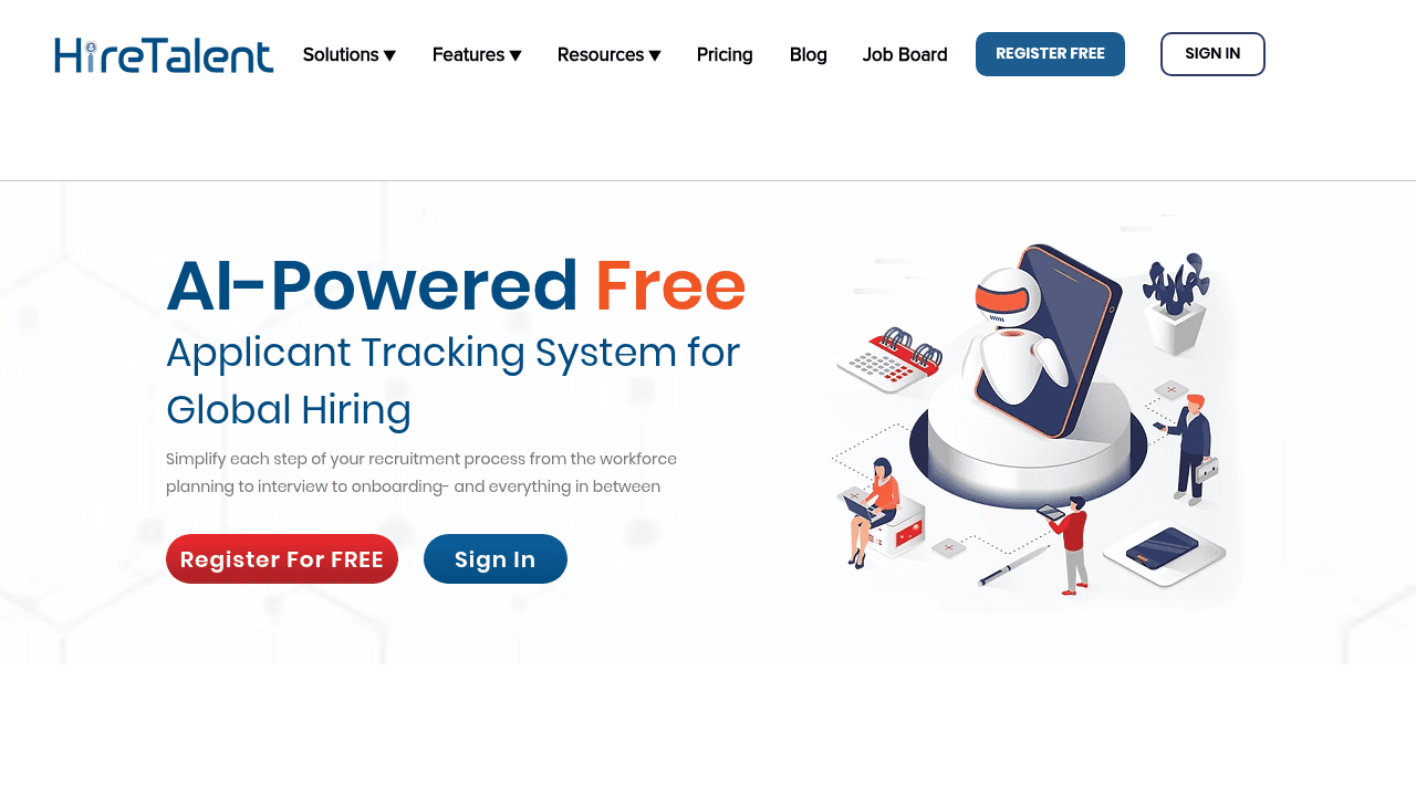 hiretalent website