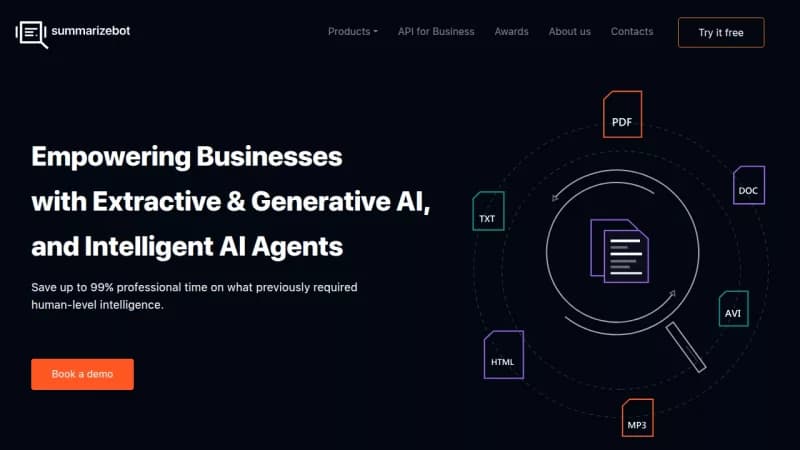 SummarizeBot screenshot