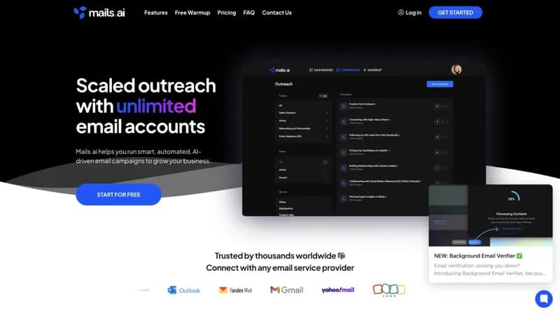 Mails.ai screenshot
