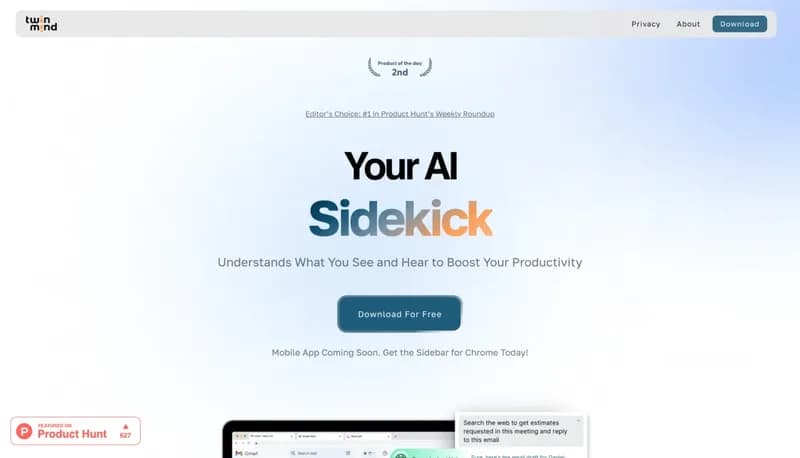 TwinMind screenshot