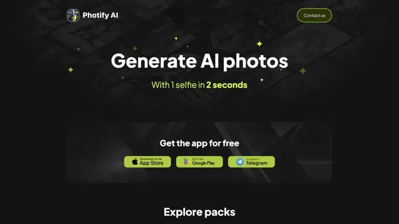 Photify AI screenshot