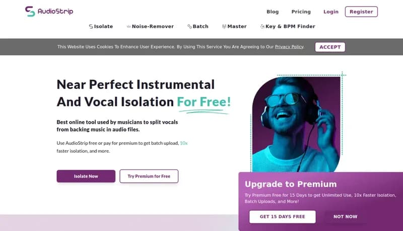 AudioStrip screenshot