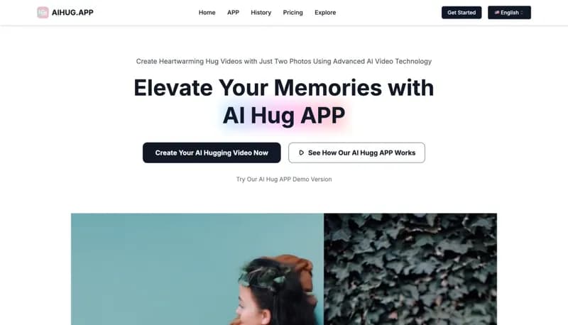 AI Hug APP screenshot