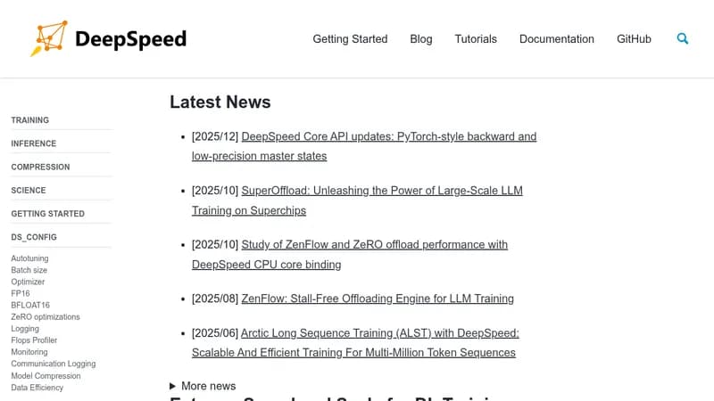 deepspeed website