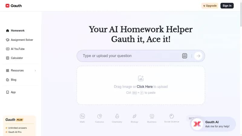 gauth website