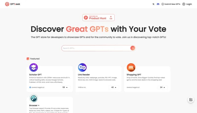 GPTseek screenshot