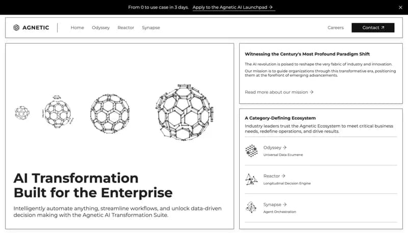 www.agnetic.ai screenshot