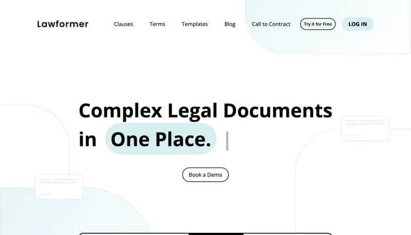 Lawformer screenshot
