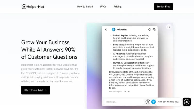 helperhat website