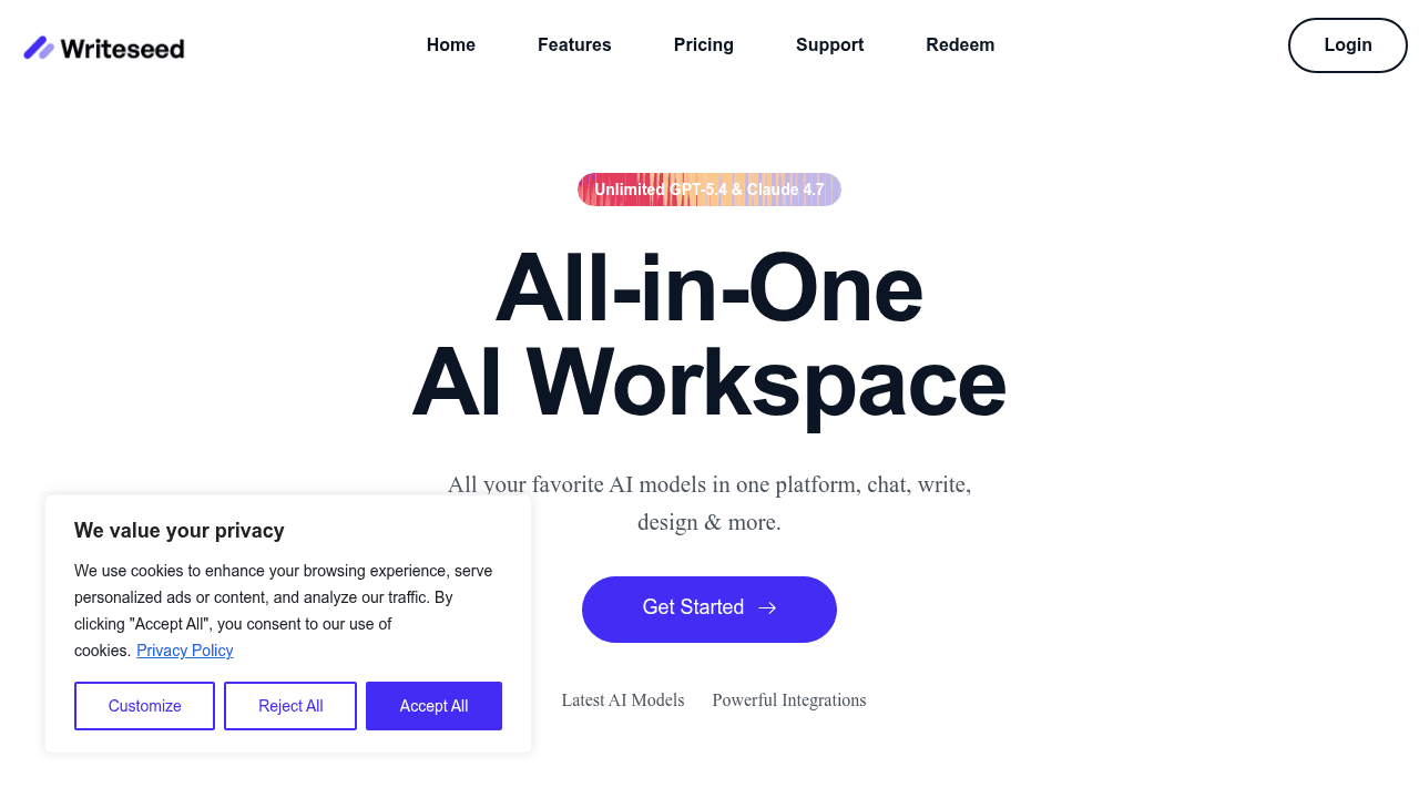 writeseed website