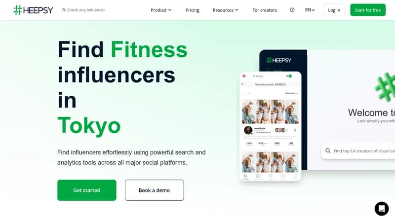 heepsy website