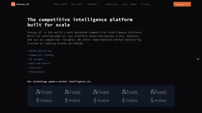 Sensey.AI screenshot